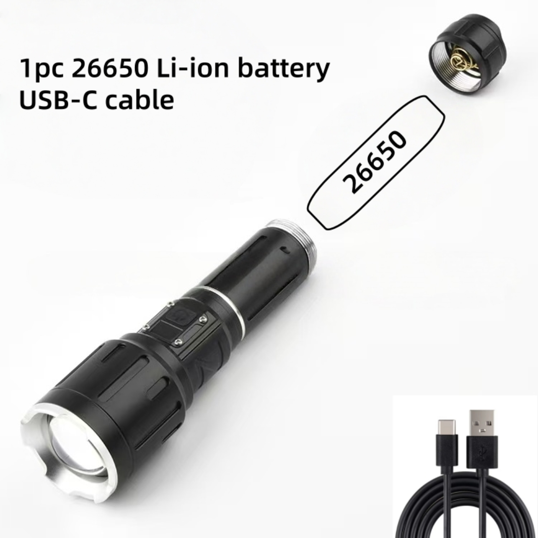 Miniatura 2 de Linterna Táctica Recargable Z802